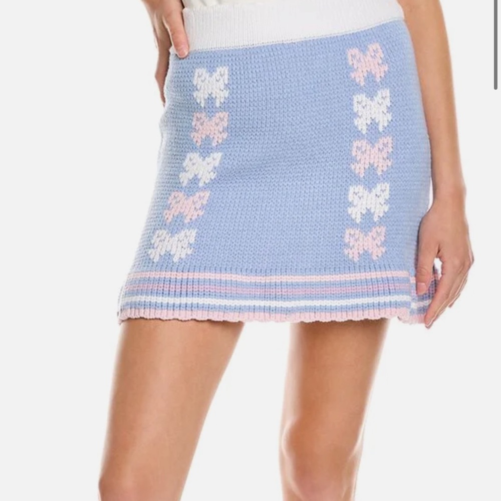 Loveshackfancy Zaheer mini skirt